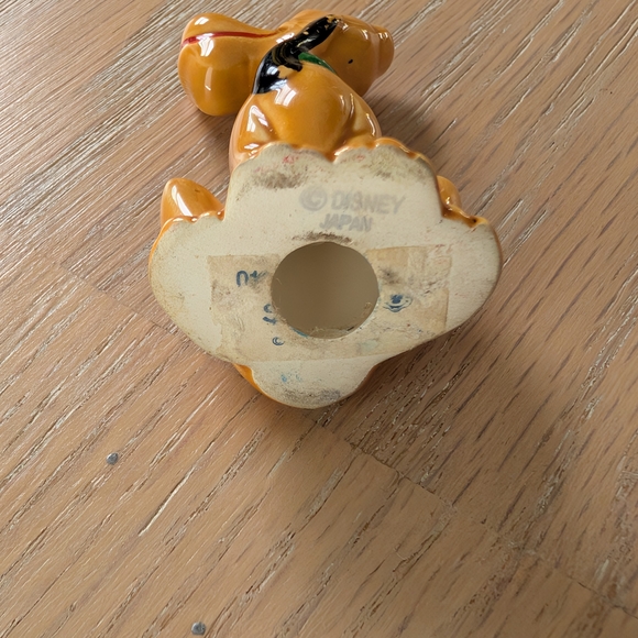 Vintage Walt Disney Collectible 2.5" Ceramic Pluto Dog Figurine Made In Japan - Picture 6 of 9